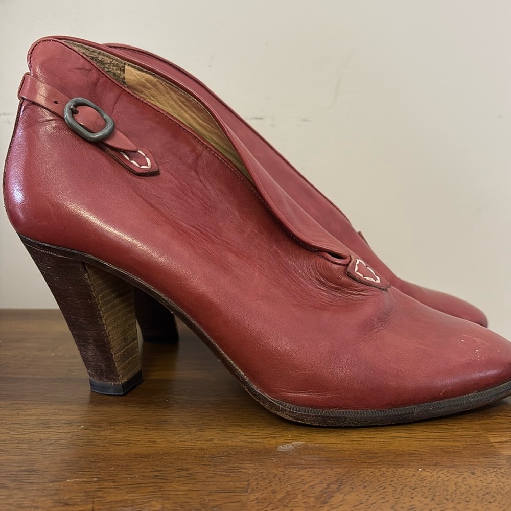 Lorentz genuine Italian leather with wooden heels